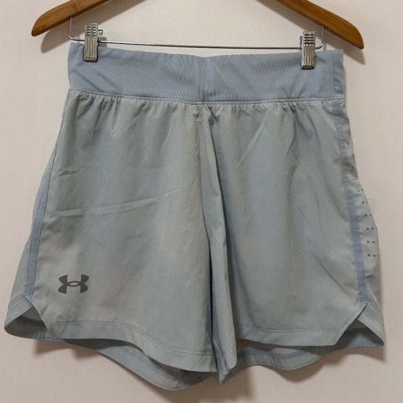 Under Armour Pants - Under Armour Women's Light Blue Fly By 2.0 Running Shorts Size M